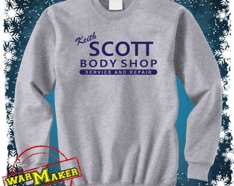 Keith Scott Body Shop Sweatshirt One Tree Hill Sweater