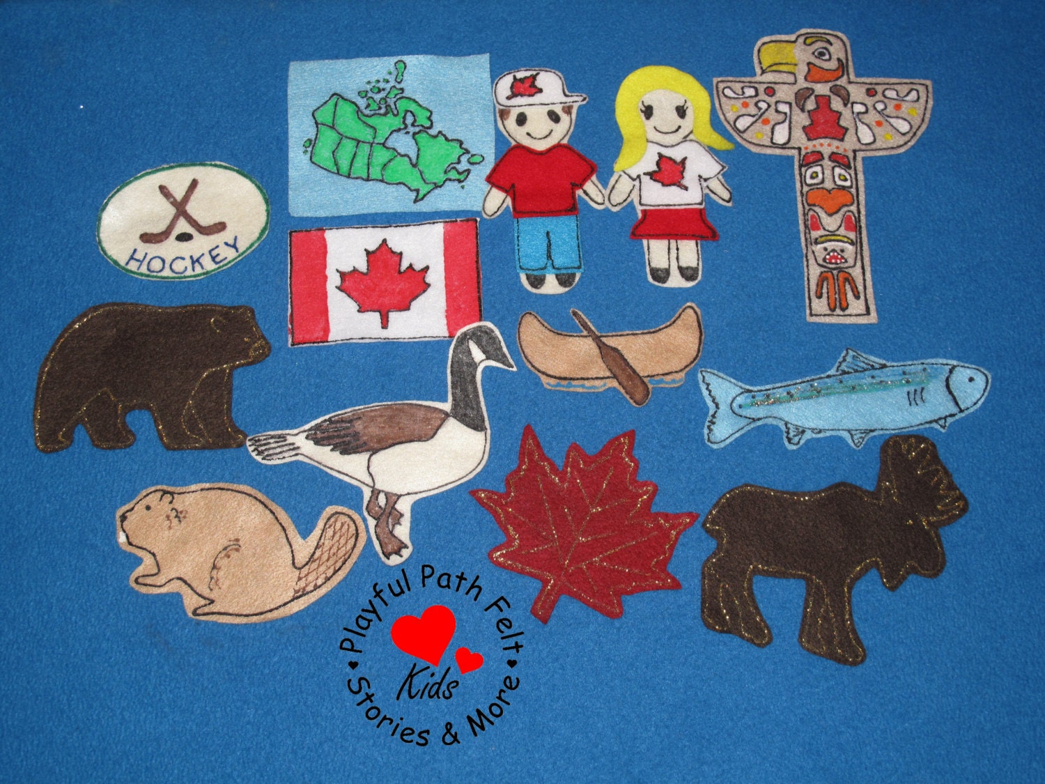 Canada Canada. What do you see Felt Board Story Set