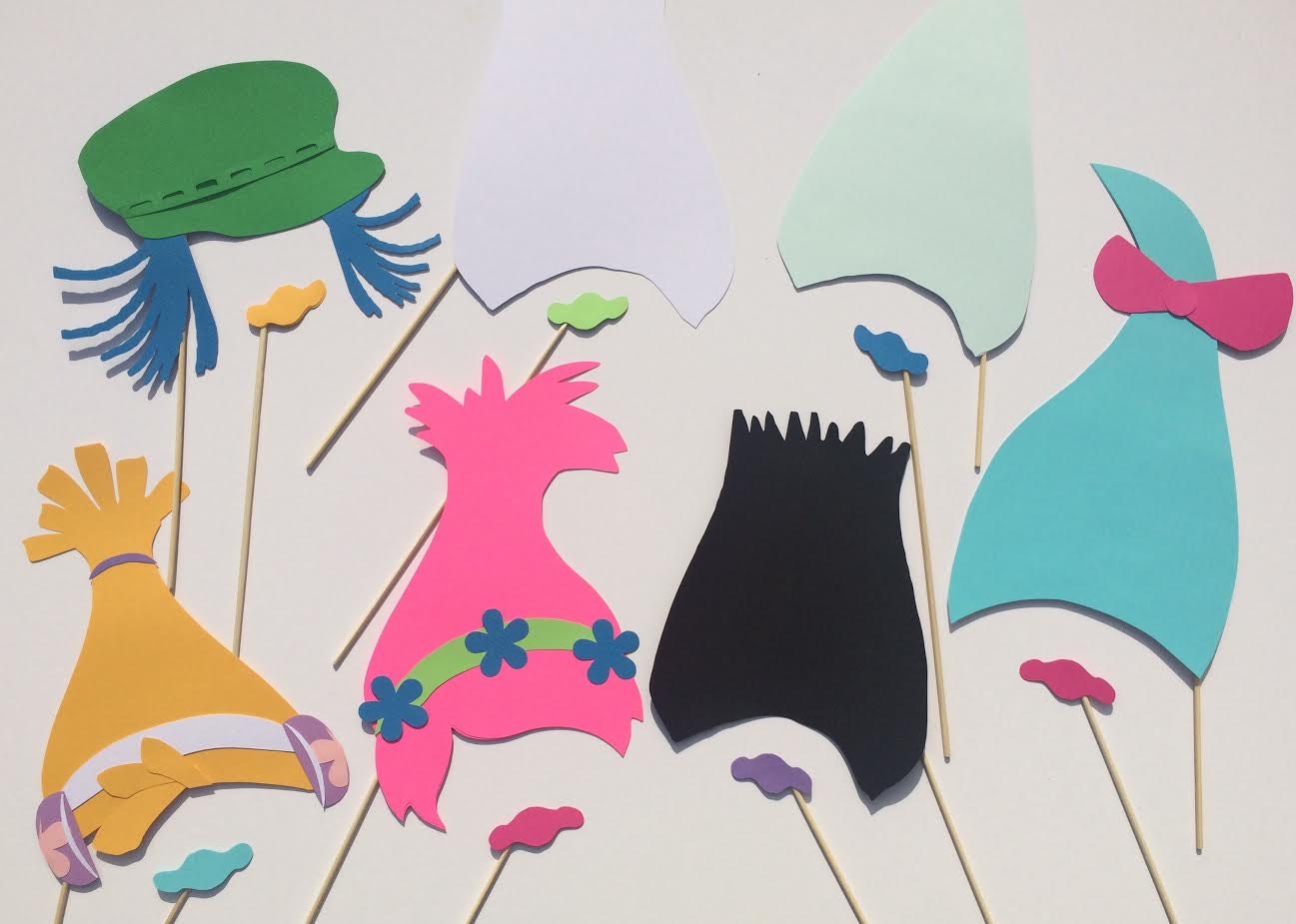 Trolls Photobooth Party Props/Trolls Party/Troll Party/Funny