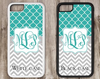 Monogram iPhone Case, Personalized Phone Case, Monogram Case, Design Your Own Case, iPhone Tough Case, iPhone 4 4s 5 5s 5c 6 6s 6s+ 7 7+