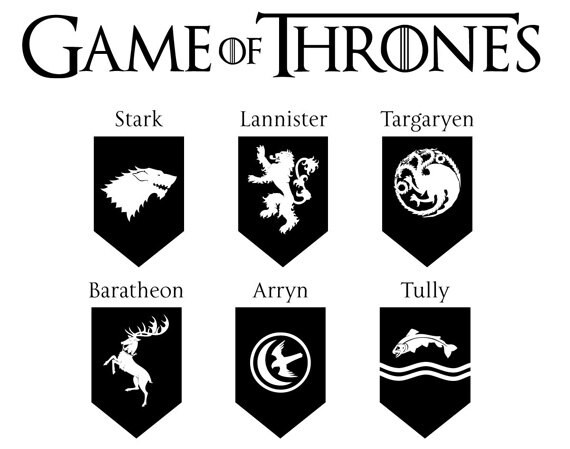 Download Game of Thrones dxf svg eps png file for use with your