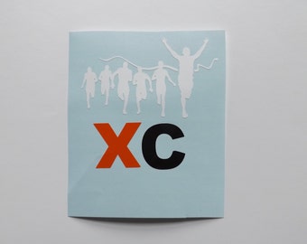Cross Country Running decal-running decal-Runners-sports decal-school sport decal-customize decal