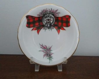 Monteiths Tartan LTD "Cameron" Royal Grafton Fine Bone China Plate, "Cameron" Coat of Arms Plate, Cameron Family Crest Plate