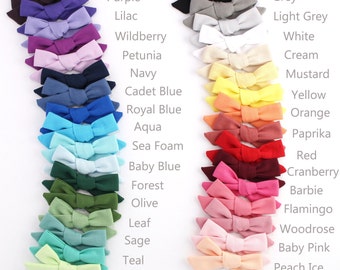baby headband, Baby Bow Headband, newborn bow headband, Baby Girl Headband, Baby Nylon Headband, Newborn Headband. SET OF 3 Schoolgirl Bows
