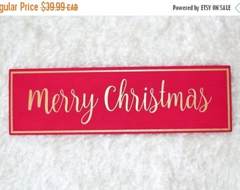 Items similar to Wooden &quot;Merry Christmas&quot; Wreath on Etsy