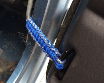 Custom made aftermarket paracord Jeep Wrangler door limiting strap or stop