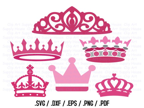 Download Princess Crown Clipart Design File SVG Clipart Crown Wall