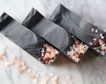 Activated Charcoal + Coconut Milk Soap | Grapefruit + Ylang Ylang + Vetiver Soap | Vegan Soap | All Natural Soap | Palm Oil Free Soap