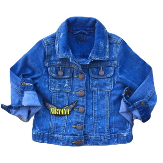 Toddler jean jacket Kids jean jacket Toddler boy clothes