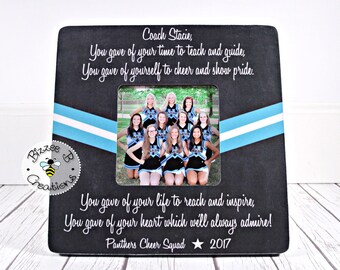 ON SALE Cheer Coach Gift, Dance Coach Gift, Dance Team Gift, Cheer Coach, Cheerleading Gifts, Cheer Leader, Coach Picture Frame, You Gave