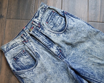1980s Acid Wash Jeans | 80s Denim | 80s Fashion