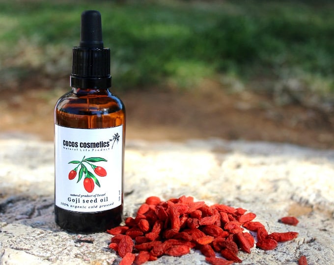 Goji Berry oil - 100% Pure cold pressed from Goji Berry seeds best UV treatment at summer for face and body anti-aging