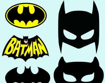 Batman Mask SVG DXF Batman Logo SVG Dxf Batman Printable Batman Cat Mask Cut File Clipart Vinyl Cutting