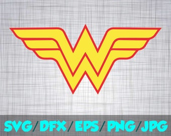 Wonder Woman SVG iron on Decal Cutting File Clipart Eps Dxf Png Jpeg Cricut Silhouette Cut file, DIY 80's Retro iron on shirt Justice League