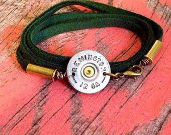 12 Gauge Shotgun Shell Wrap Bracelet