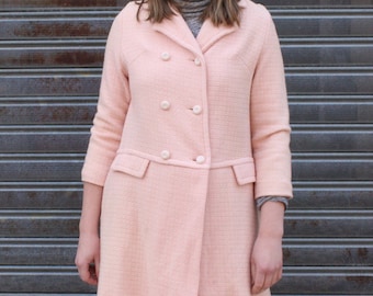 Vintage Light Pink Winter Coat