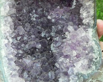 Lavender Amethyst Geode Weighs 1 pound 11 ounces