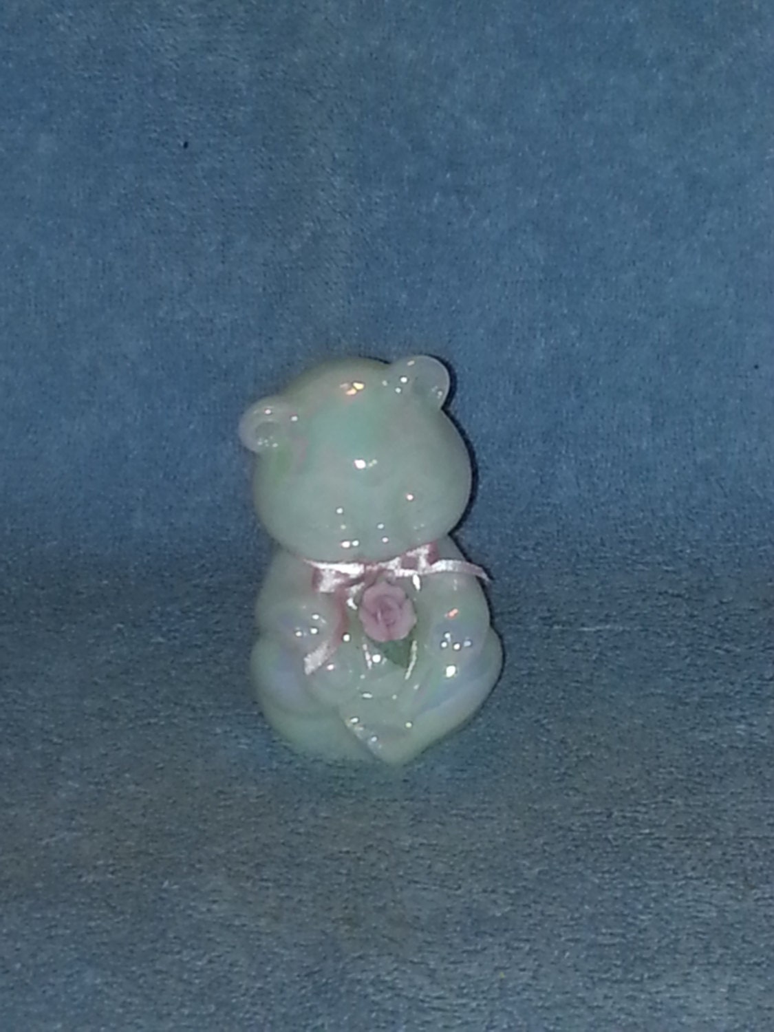 glass teddy bear