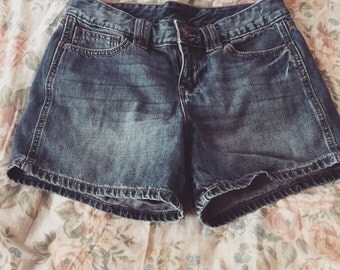 SALE Vintage 90s denim shorts 1990s Gap cut offs size 2/4