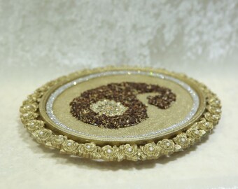 Espand Paisley Tray; Wild Rue Paisley