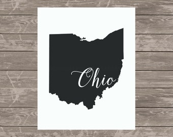 Ohio Wall Art ohio wall art | etsy Ohio Wall Art ohio wall art | etsy