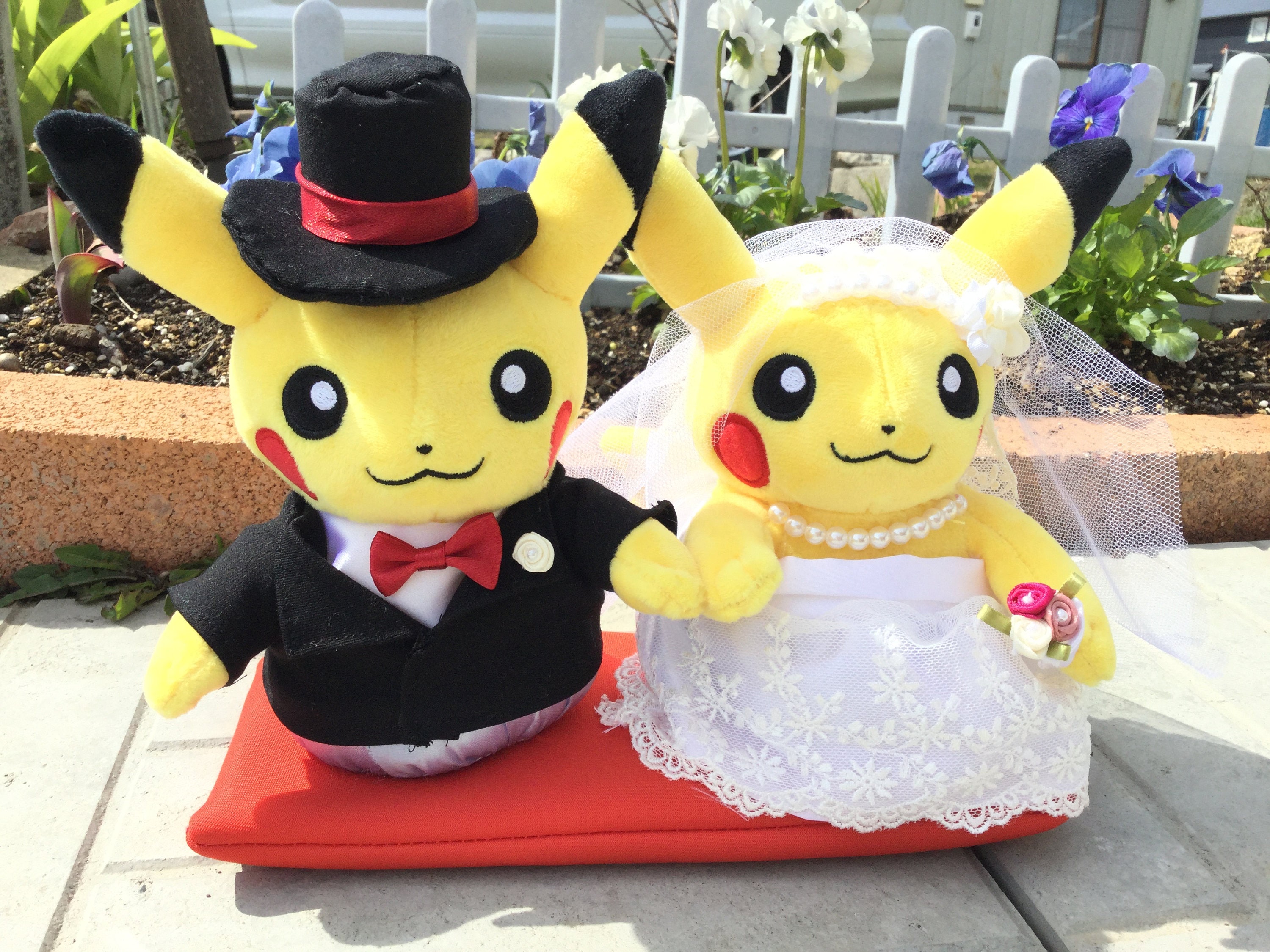 pokemon wedding plush