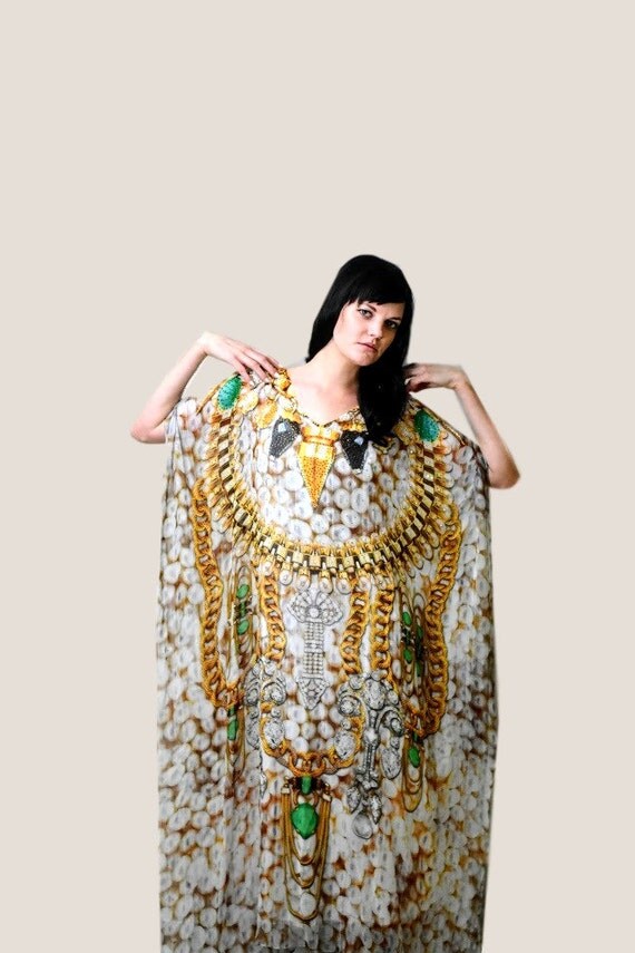  Egyptian kaftan dress white kaftan caftan maxi dress beach