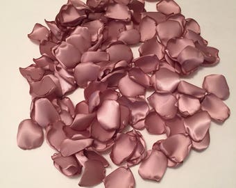 Mauve Rose Petals/Rose Gold Wedding/Rose Petals/Dusty Pink Petals/Scatter Petals/Pink Rose Petals/Antique Mauve Petals/Rose Gold Petals