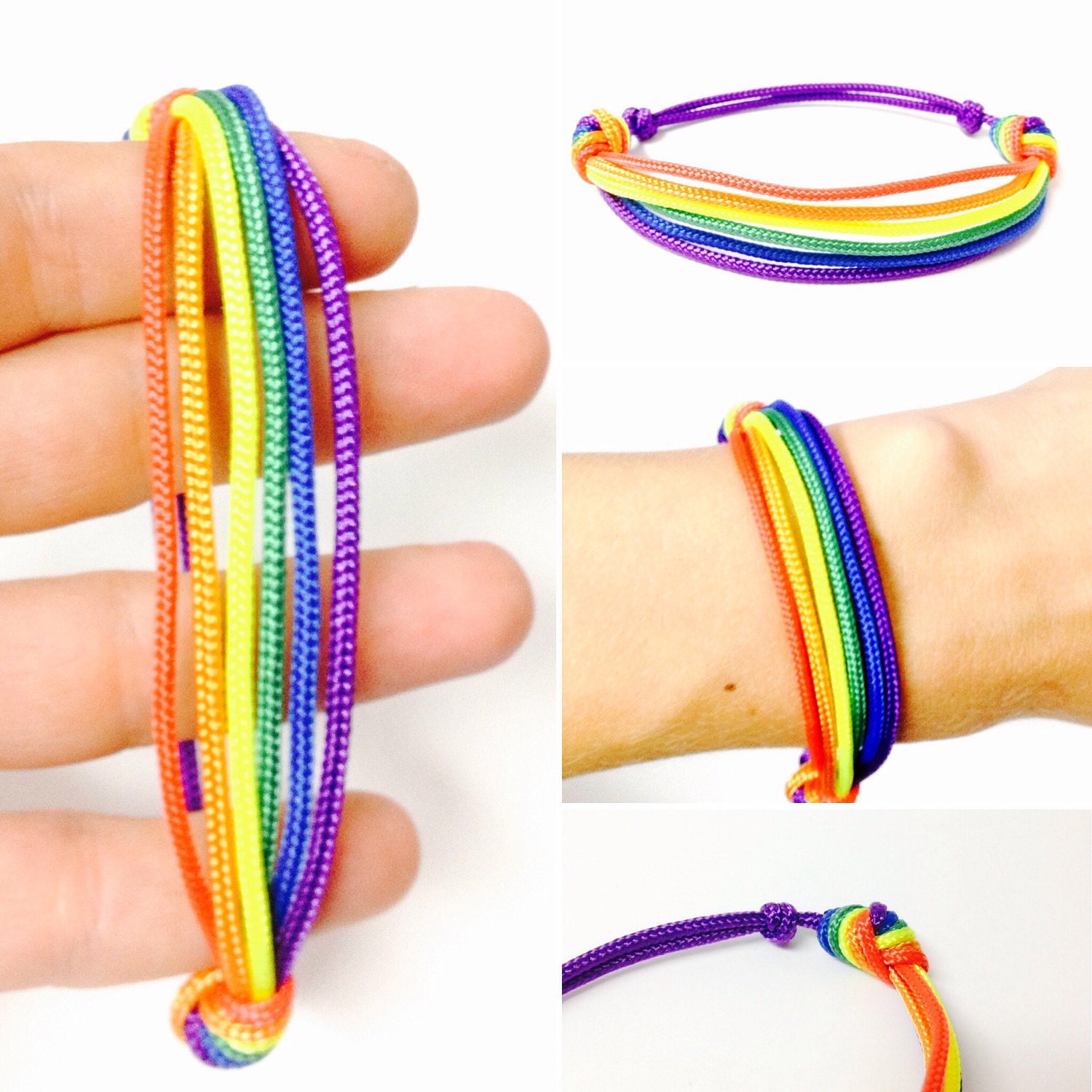 Pride Bracelet Gay Pride Bracelet Rainbow Bracelet