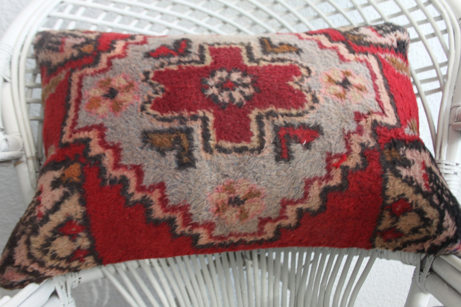 bohemian long lumbar pillows washable throw pillows hanmade