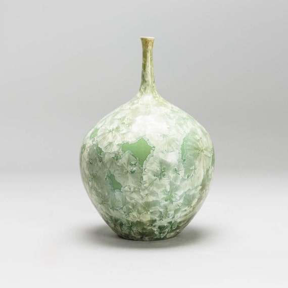 narrow neck ceramic vase