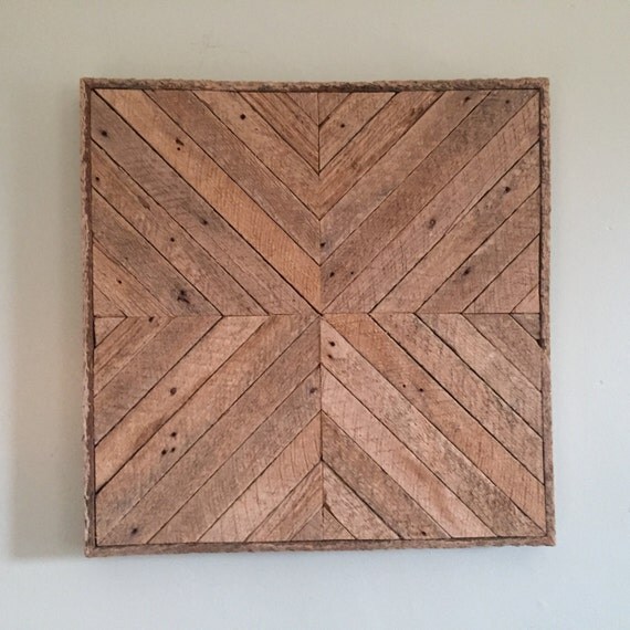 Reclaimed Lath Wood Wall Art