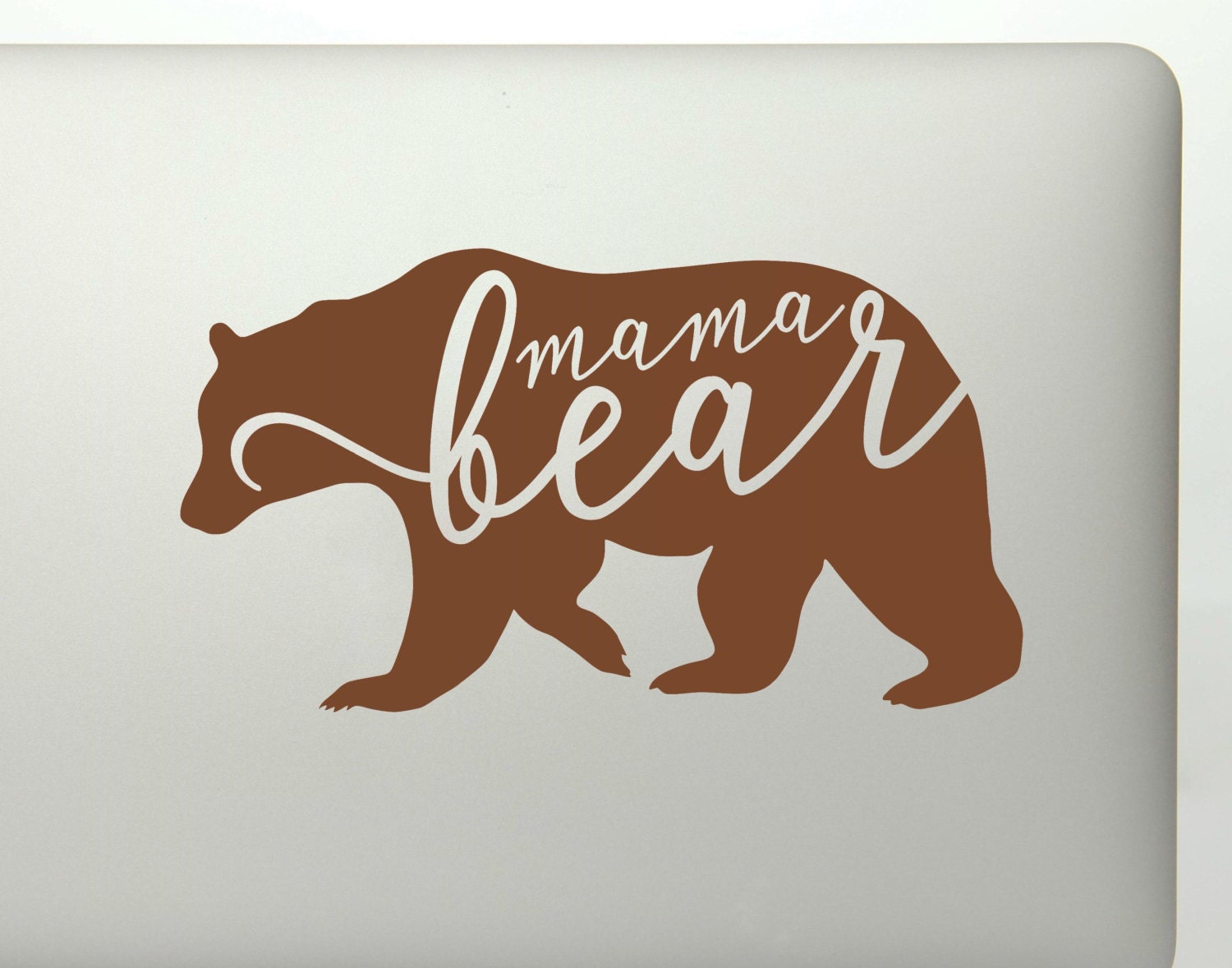 Mama Bear Die Cut Vinyl Decal Sticker For Car Windows.