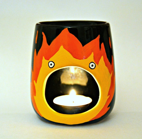 Calcifer Candle Holder Studio Ghibli Birthday Girlfriend