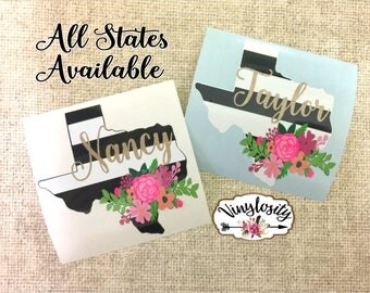 The Original Black, White, and Gold Texas Decal | Yeti Decal | Car Decal | Texas Yeti Decal | Texas Car Decal | ALL STATES AVAILABLE