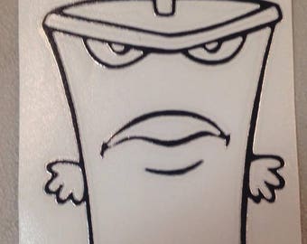 Decal STICKER Aqua Teen Hunger Force Shake*