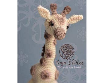 Crochet giraffe pattern, Amigurumi giraffe pattern, giraffe crochet pattern, crochet giraffe on wire