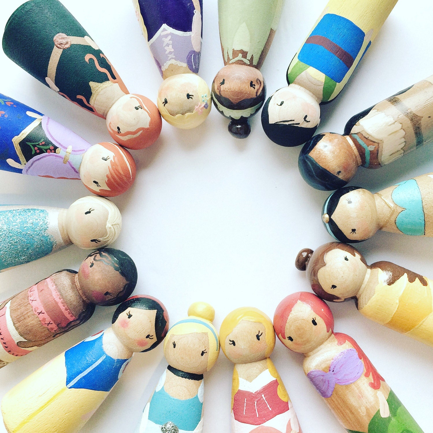 disney princess peg dolls