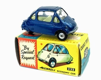Vintage Diecast Toy Car | 1960's Corgi Heinkel Car