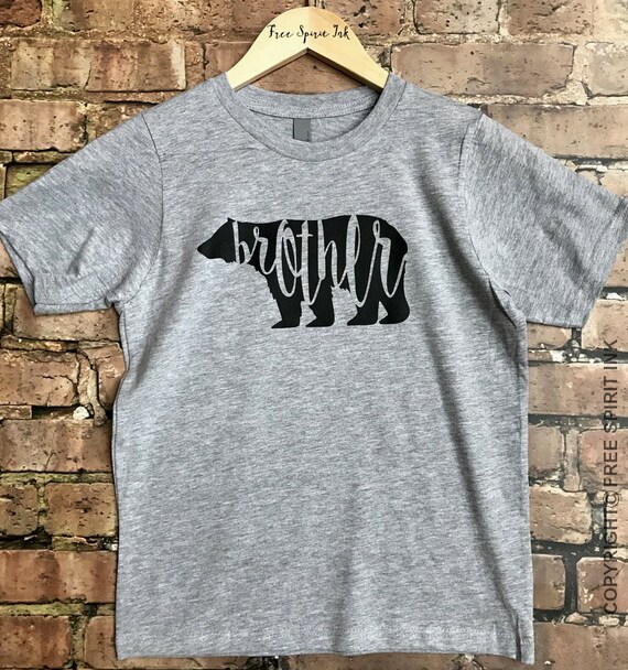 Brother Bear Shirt. Brother Bear Tshirt. Announcement Shirt.