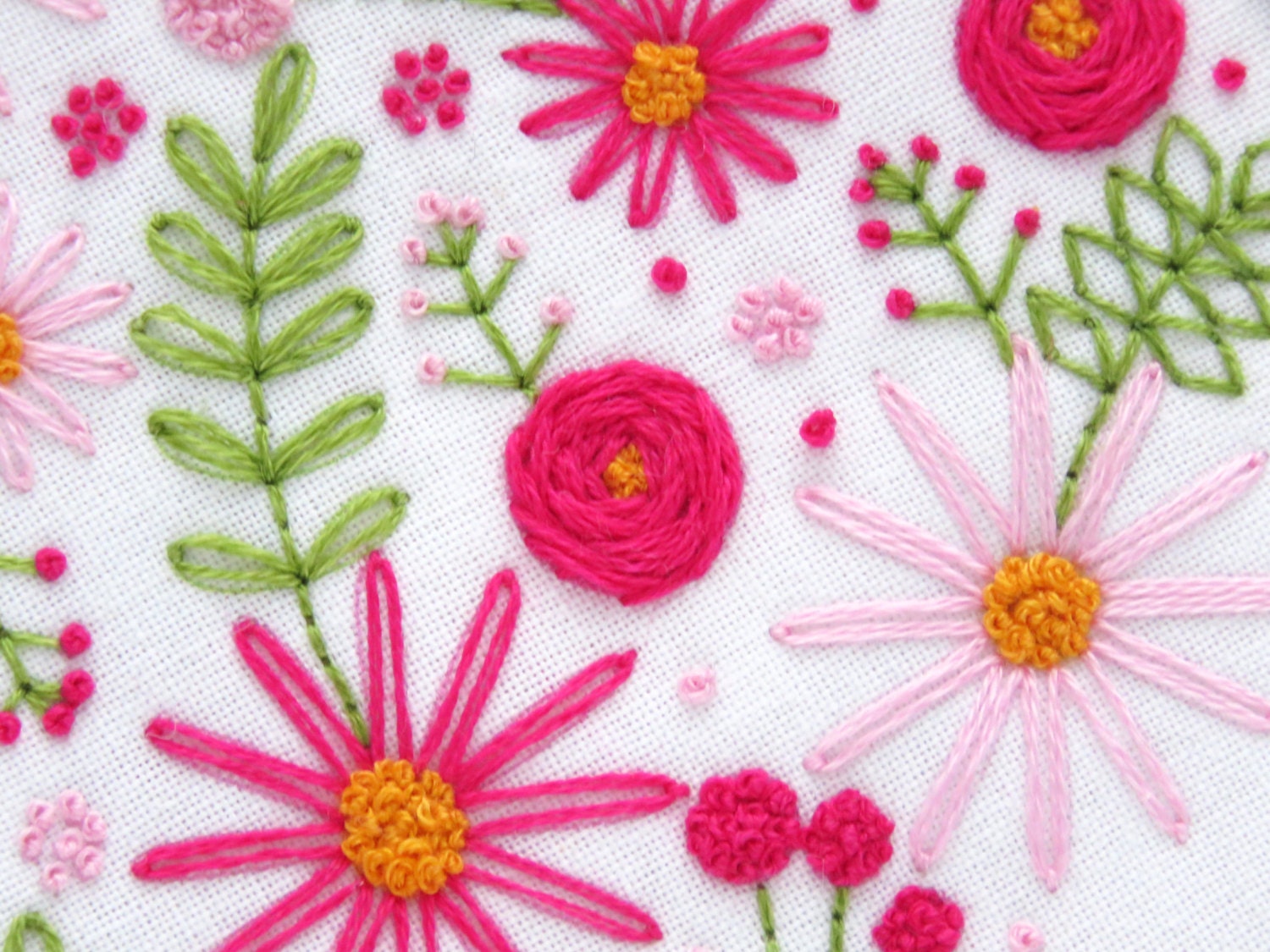 35+ Flower Heart Embroidery Pattern