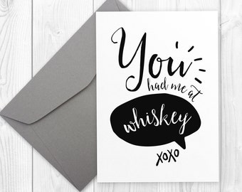 Whiskey card | Etsy