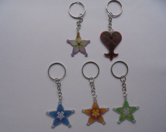 Kingdom Hearts Keychains - Wayfinder aqua - terra wayfinder - wayfinder ventus - heartless - Kairi lucky charm