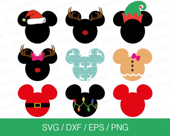 Download Mickey Christmas Svg Monogram Frame Disney Svg Monogram
