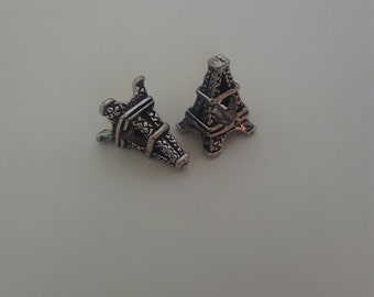 Eiffel Tower (1Pc) Spacer/European Bead for Snake Bracelets. Fits all Designer and European Charm Bracelets