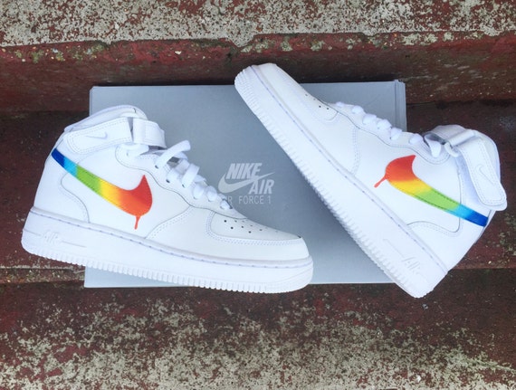 Rainbow nike Air Force 1