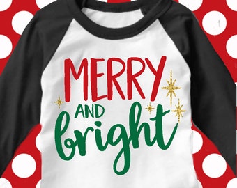 Merry and bright svg, jesus svg, christmas SVG, DXF, EPS, Christmas quote svg, merry christmas svg, cut file, christmas svg, christ svg