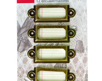 Label and attaches Paris vintage style