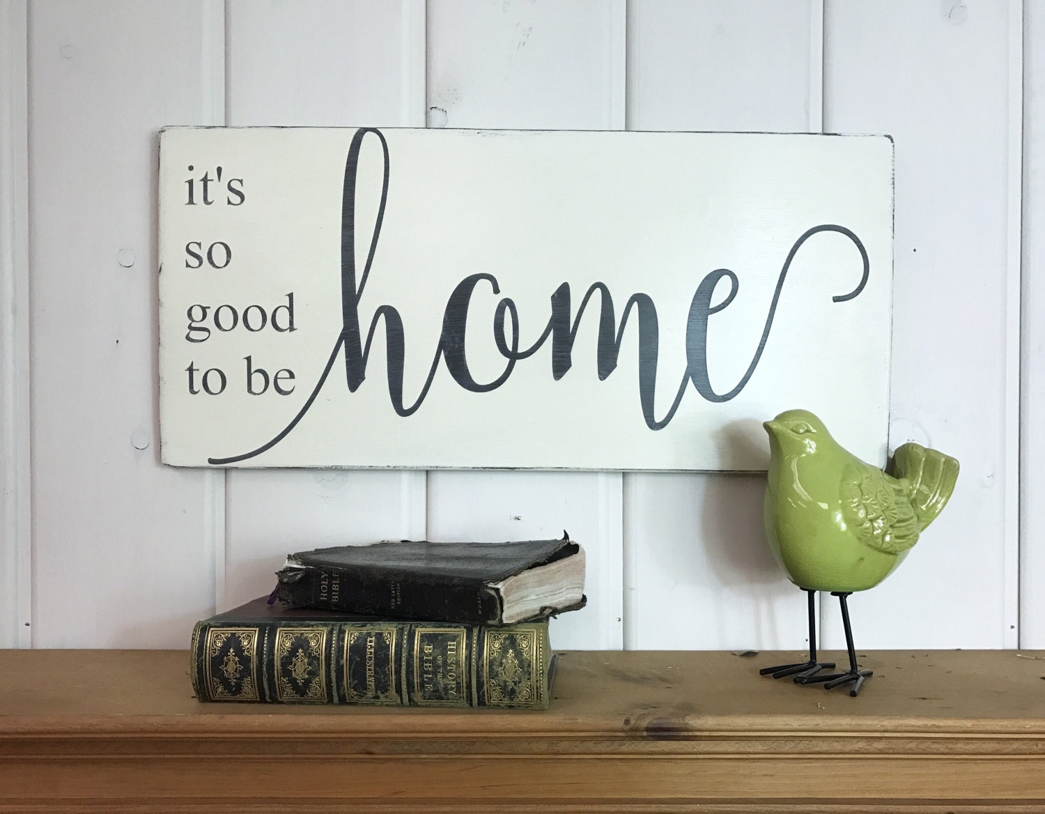It's so good to be home sign housewarming gift rustic