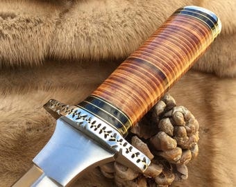 Handmade knife, DAGGER, Bowie Knife, Gift Knife, Hunting knife, Custom knife, Custom DAGGER. 14.164